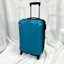 1円 Samsonite サムソナイト ４輪 スーツケース キャリーケース 機内持ち込み可 ターコイズブルー １〜3泊用 旅行 海外 出張_画像1