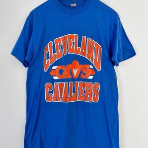 80's 古着　CLEVELAND CAVALIERS キャブス　Tシャツ　プリントTシャツ　USA製 NBA