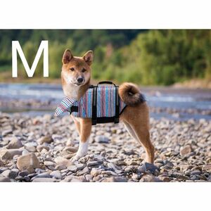 Mサイズ マルカン ライフジャケット 中型犬用　ペット　水遊び