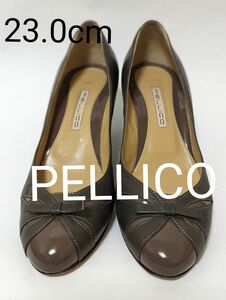 PELLICO ペリーコ パンプス 36 約 23cm ブラウン レザー