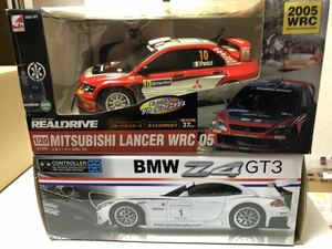 BMW Z GT3と三菱ランサー WRC 05未使用品
