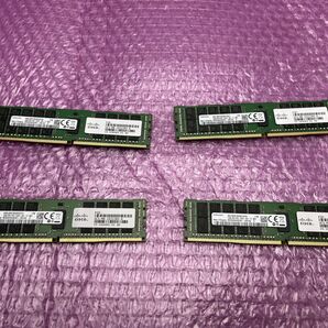 ★サーバー用メモリ★合計128GB 32GBx4枚セット SAMSUNG 32GB 2Rx4 PC4-2400T-RA1-12-MC0★現状引き渡し★の画像1