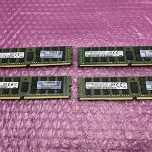 ★サーバー用メモリ★4枚セット合計128GB SAMSUNG 32GB 2Rx4 PC4-2133P-RA0-10-DC0★現状引き渡し★動作未確認★の画像1