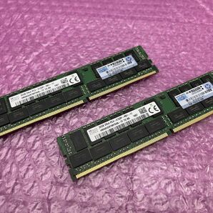 ★サーバー用メモリ★2枚セット合計64GB SKhynix 32GB 2Rx4 PC4-2133P-RB1-11★現状引き渡し★動作未確認★の画像2