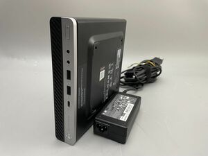 ★1円スタート★第6世代★HP EliteDesk 800 G3 Core i5 6500T 8GB 500GB★現状引渡★OS無★BIOSまでの動作確認★AC付★