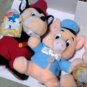 3匹のこぶた おおかみ Disney ディズニー ぬいぐるみ TOMY トミー の画像3