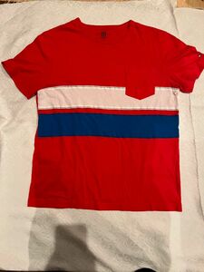 TOMMY HILFIGER Tシャツ Lサイズ トミーヒルフィガー 半袖Tシャツ ボーダー