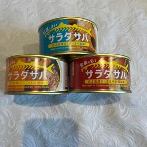 木の屋石巻水産　サラダサバ　サバ缶　3個　木の屋　石巻水産　鯖缶　 さばみそ煮 缶詰