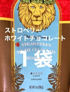 ハワイ　ライオンコーヒー　フレーバーコーヒー　／ ストロベリーホワイトチョコレート 198g (粉) 1袋