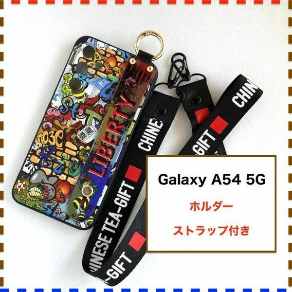 GalaxyA54 5G ケース ホルダー アメコミ ギャラクシー A54 5G