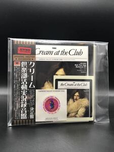 CREAM / ERIC CLPTON at the C LUB 限定盤！残少です！2CD + ボーナスディスク　Mid Valley Records オリジナル！