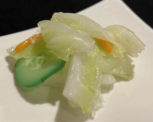 食品サンプル　白菜漬物　小