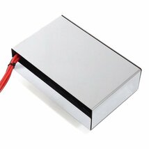 汎用 12V / 24V トラック 6連 スイッチ ボックス ステンレス メッキ 車内 電源 コントロール シャンデリア 電飾 デコトラ ステンレス 新品_画像3