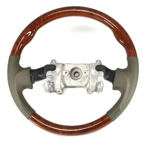 NV100 Clipper DR64V gun grip steering gear beige leather tea wood grain steering wheel Nissan 