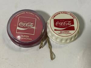 cocacola SUPER BEGINNER YO-YO Coca Chorus -pa- начинающий russell yo-yo-70's подлинная вещь оригинал не продается / Vintage retro игрушка NL