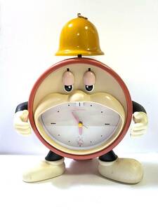  Showa Retro not for sale prize goods turtle rice field confectionery eyes ... clock / enterprise thing .. goods Vintage antique retro antique miscellaneous goods /QH