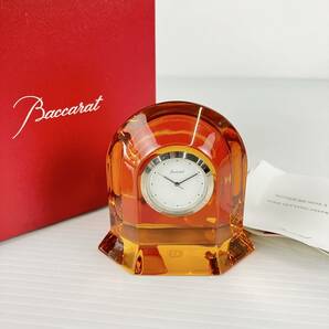 2403601-036 Baccarat バカラ 置時計 クオーツ 箱付の画像1