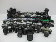 2403KKK-002 Canon キャノン/Nikon ニコン/OLYMPUS オリンパス 等 フィルムカメラ レンズ 大量おまとめ ジャンク品_画像1