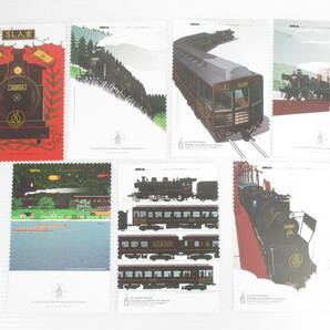2403501-030 鉄道 SL人吉 日本一こころ豊かな蒸気機関車 絵葉書 ポストカード 7枚セットの画像1