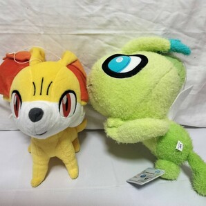 大量 ポケモン ぬいぐるみ カイリュー ピカチュウ セレビィ ラプラス フォッコ サルノリ ノート フィギュア うちわ ポケカ 25点セットの画像4