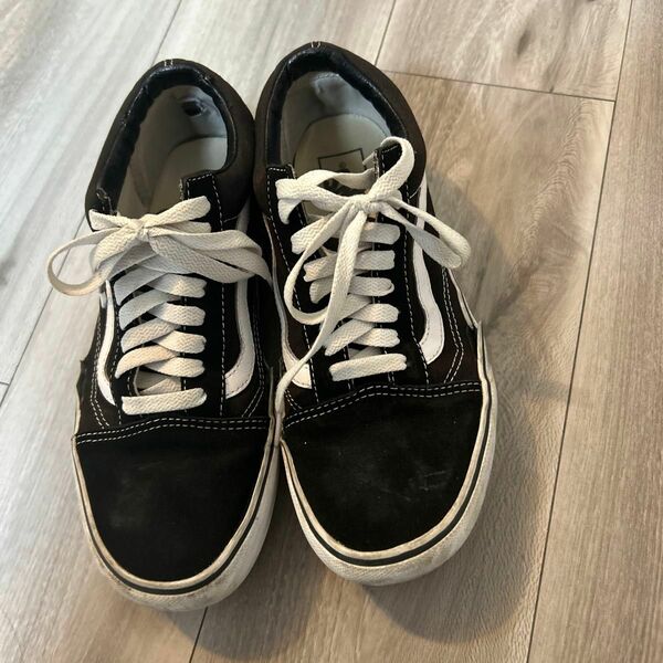 厚底VANS オールドスクール24.5センチ