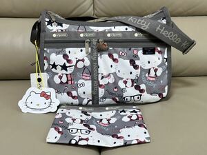 新品 レスポートサック LeSportsac 7507 DELUXE EVERYDAY BAG ハローキティ Hello Kitty