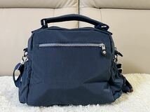 KIPLING キプリング 新品 2WAY ショルダーパック 手提げバッグ ネイビー_画像4