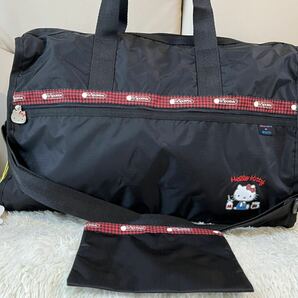 LeSportsac レスポートサック DELUXE LG WEEKENDER 4319 Hello Kitty ハローキティ 限定品の画像1