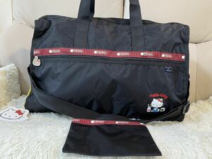 LeSportsac レスポートサック DELUXE LG WEEKENDER 4319 Hello Kitty ハローキティ　限定品