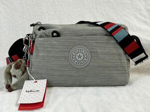 KIPLING キプリング 新品 ミニショルダーパック タイシルク風のグレー