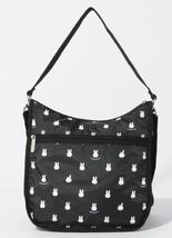 レスポートサック LeSportsac 2764 ELIZE HOBO G825 ミッフィーアンドダーンブラック_画像3