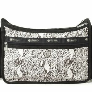 新品 レスポートサック LeSportsac 7507 DELUXE EVERYDAY BAG U275 パイソンアイボリーの画像3