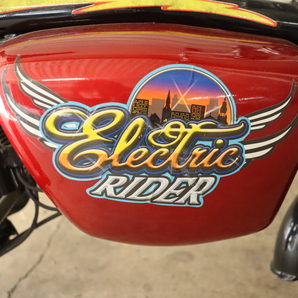 ◎Electric RIDER SL-30 電動ミニモンキー 電気バイク 子供用 レッドカラー W約750×H約780×D約530ｍｍ Cランク 003IPZIA93の画像3