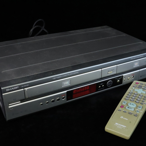 SHARP DV-RW190 シャープ ビデオ一体型DVDレコーダー 家電 映像機器 シルバーカラー リモコン付き 003IPLIB47の画像1