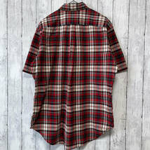 ラルフローレン Ralph Lauren CLASSIC FIT チェックシャツ 半袖シャツ メンズ ワンポイント コットン100% Lサイズ 5‐530 _画像8