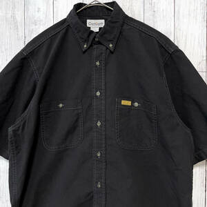カーハート Carhartt 半袖シャツ ワークシャツ コットン100% メンズ Mサイズ 5-670 