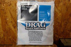 DRAG Specialties（ドラッグスペシャリティーズ）アイドルケーブル ブラック ハウジング39.5インチ トラベル5インチ エルボー角90° 