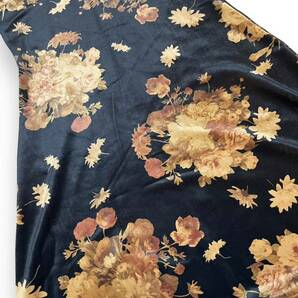 Rare 1996AW YOSHIKI HISHINUMA Velours Flower Dress issey miyake Collection Archive pleats please masaki matsushima 90s 菱沼良樹の画像4
