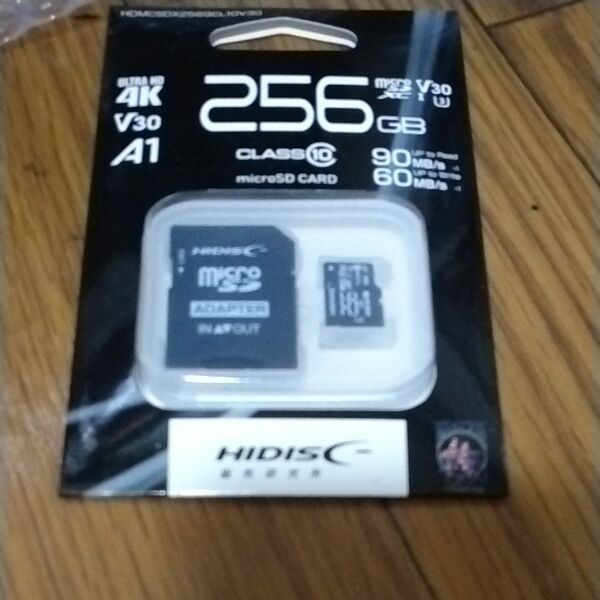 HIDISC microSDXCカード HDMCSDX256GCL10V30 Class10 /256GB