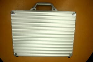 RIMOWA attache case Rimowa aluminium attache case dial lock key less 