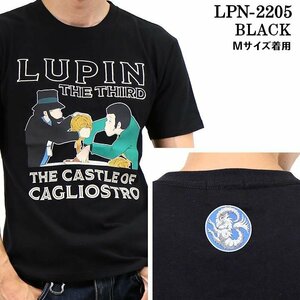 LUPIN THE THIRD ルパンⅢ世 カリオストロの城 VIVANT 【定価7400円＋税】 半袖TEE LPN-2205 BLACK サイズ S