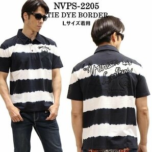 VANSON LEATHERS 【定価7900円＋税】 ポロシャツ NVPS-2205 BODER サイズ XXLの画像1