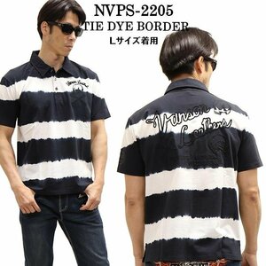 VANSON LEATHERS 【定価7900円＋税】 ポロシャツ NVPS-2205 BODER サイズ M