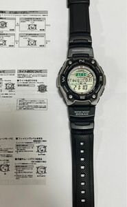 美品　CASIO AQW-101J-1A フィッシング CASIO Collection SPORTS AQW-101J-1A