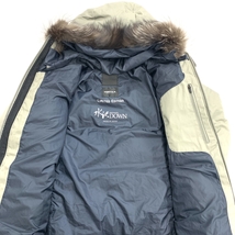 ◆DESCENTE デサント ダウンジャケット S◆DHSD3296WS カーキ メンズ アウター 水沢ダウン リミテッドエディション VENTILE_画像3