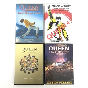 ◆QUEEN クイーン ライ ブコンサート DVD ◆4本まとめ WE ARE THE CHAMPION PAUL RO DGERS WEMBLEY STADIUM 10th ANNIVERSARY ディスクの画像1