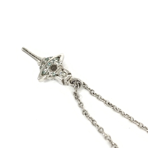 良好◆Vivienne Westwood ヴィヴィアンウエストウッド ネックレス◆ シルバーカラー 鍵型オーブ レディース ペンダント アクセサリーの画像6