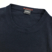 ◆JIL SANDER ジルサンダー 半袖 ニット 48◆ ネイビー メンズ トップス_画像3