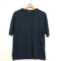 ◆JIL SANDER ジルサンダー 半袖 ニット 48◆ ネイビー メンズ トップス_画像1