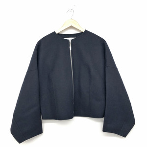 *ADORE Adore no-kala- jacket size 38* navy lady's outer Zip up 